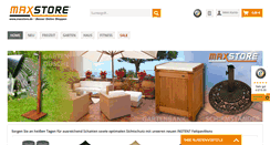 Desktop Screenshot of maxstore.de
