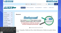 Desktop Screenshot of maxstore.sk