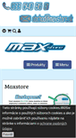 Mobile Screenshot of maxstore.sk