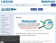 Tablet Screenshot of maxstore.sk